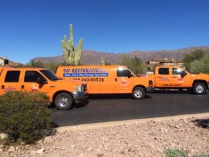 Restoration Fleet At Residential Property