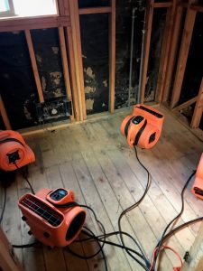 Drying Machines Used During A Water Damage Restoration Job